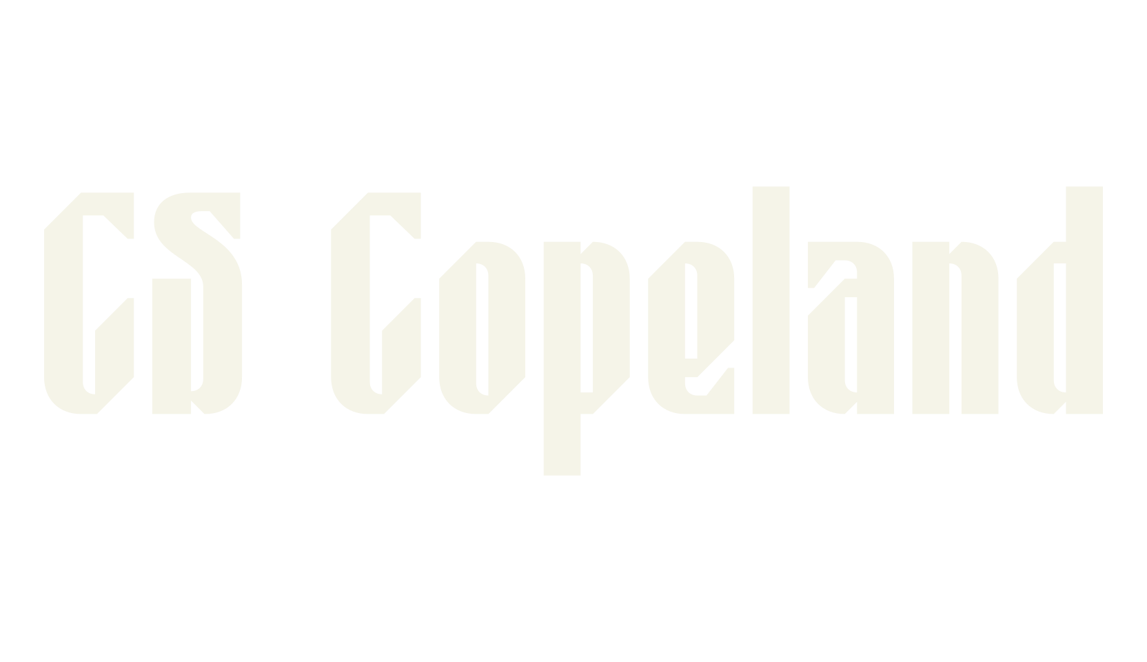 CS Copeland, poster font preview