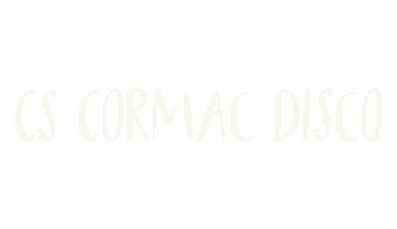 CS Cormac Disco, display market font preview