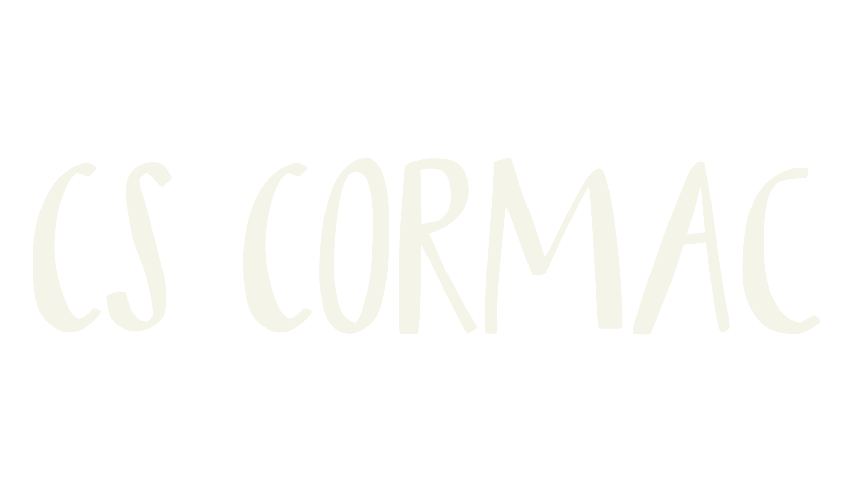 CS Cormac, brush font preview