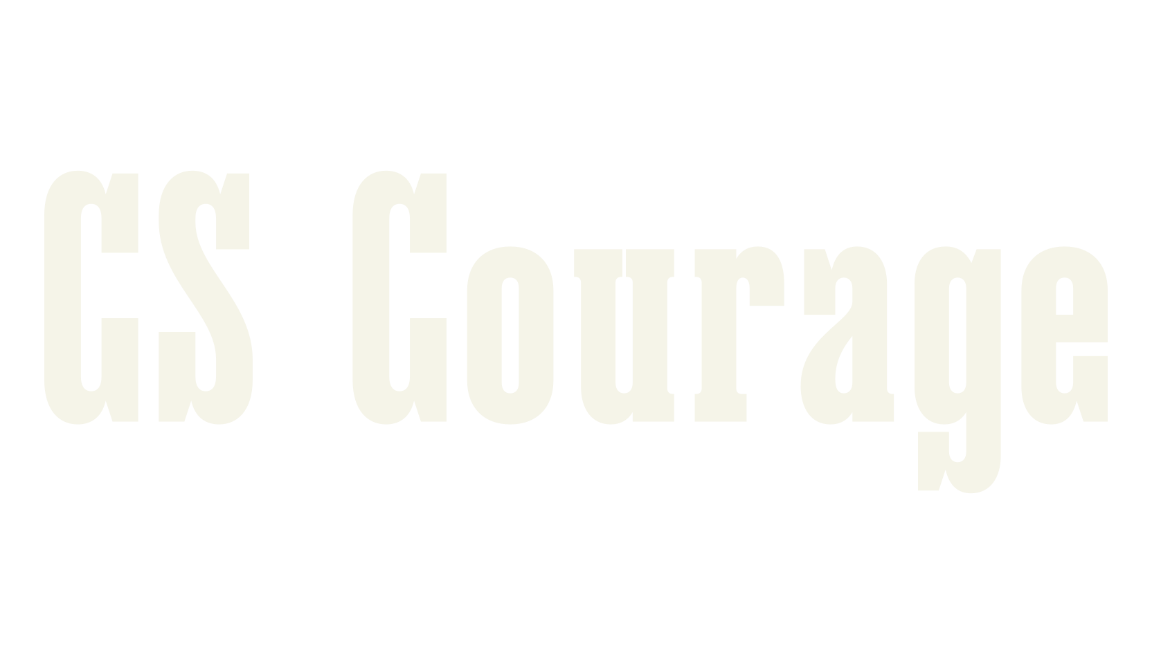 CS Courage, serif font preview