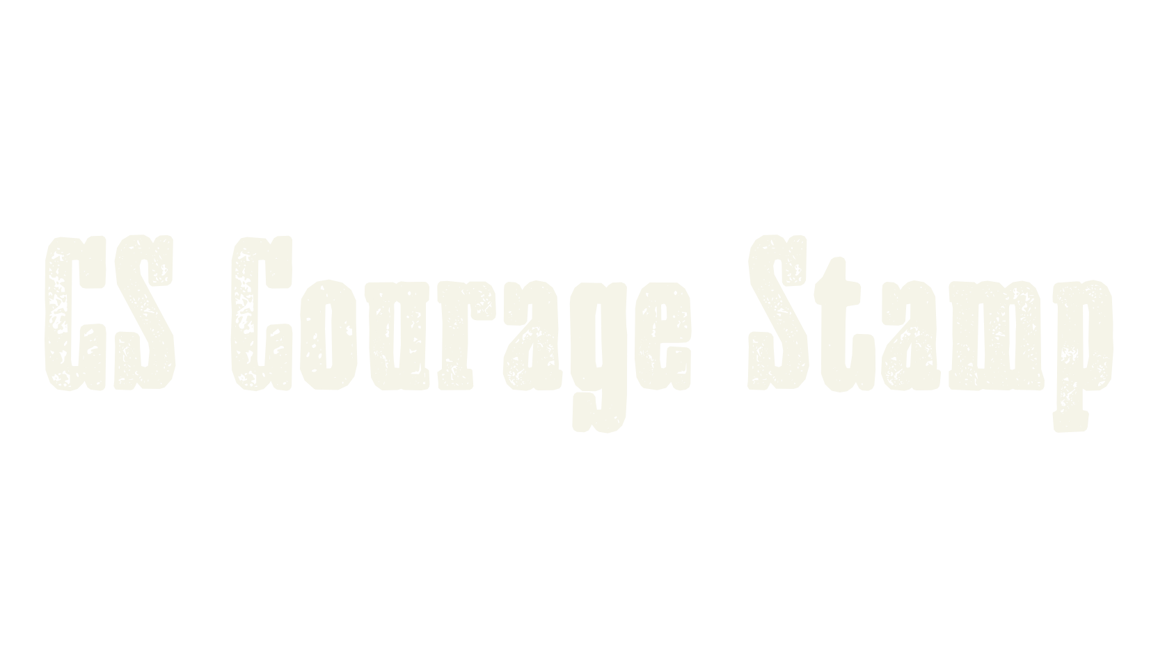 CS Courage Stamp, serif font preview