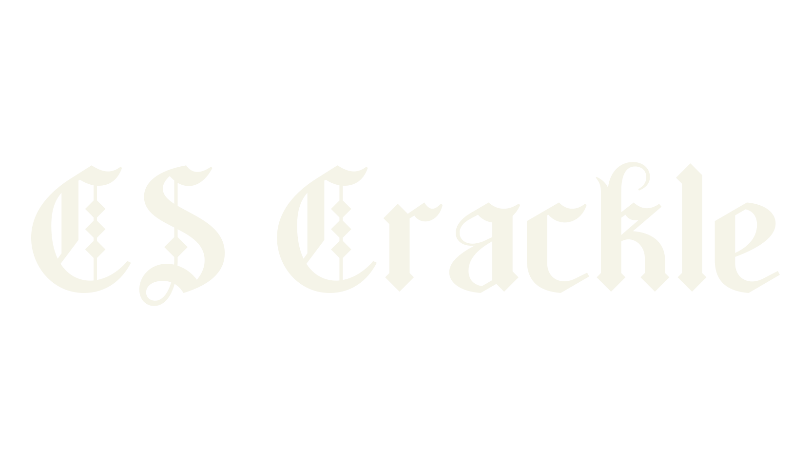CS Crackle, blackletter font preview
