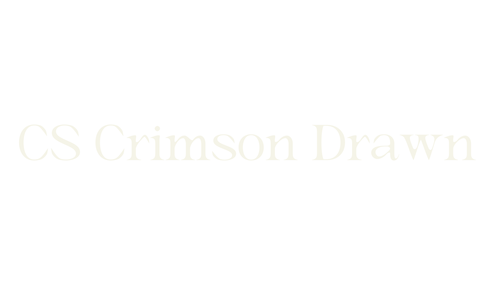 CS Crimson Drawn, elegant font preview