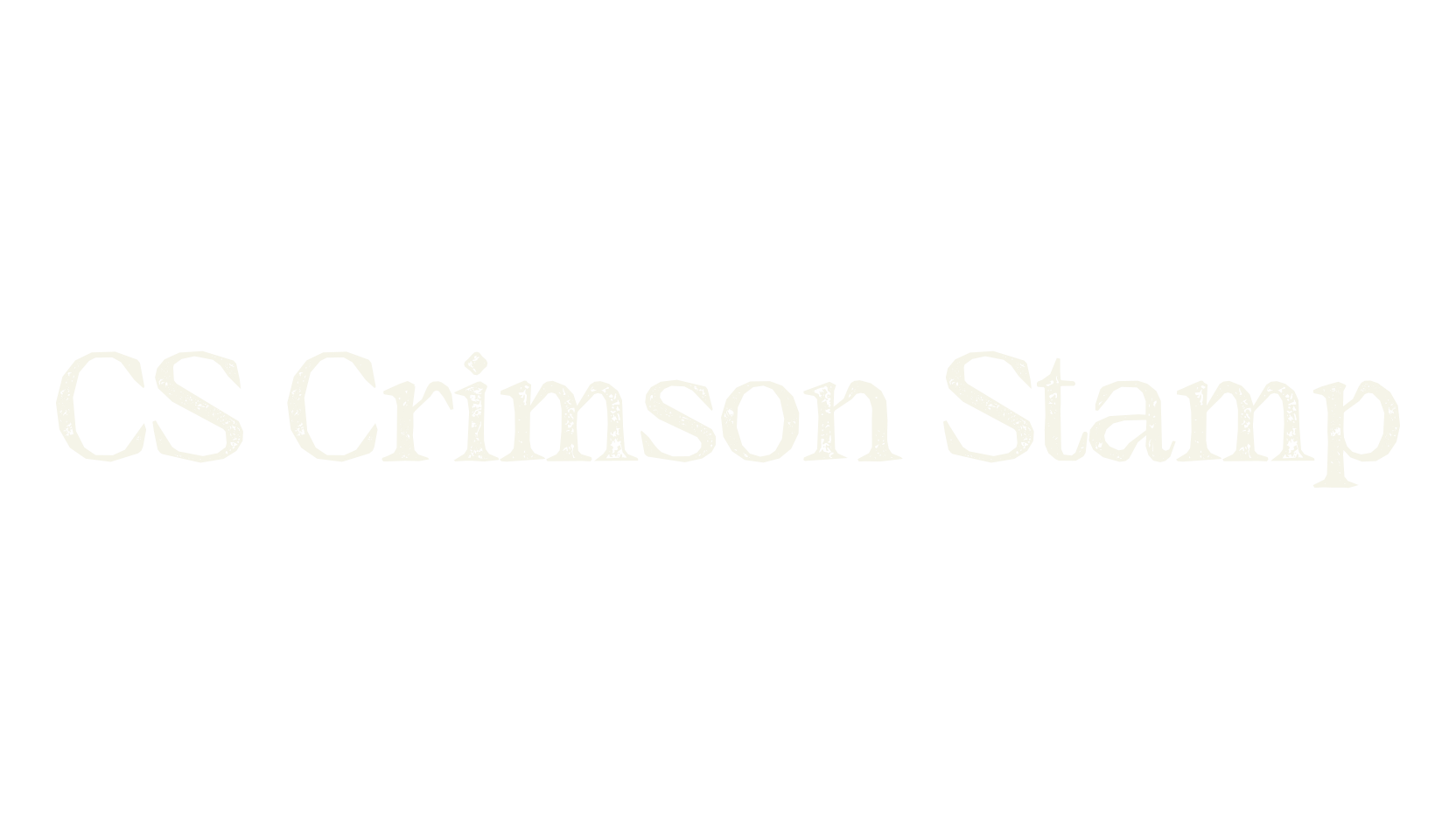 CS Crimson Stamp, serif font preview
