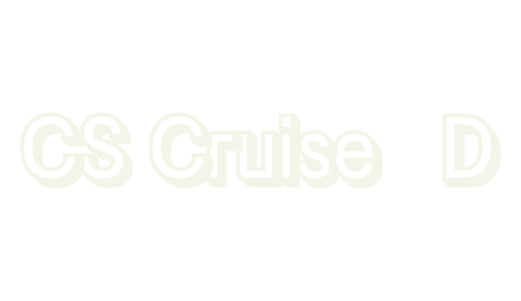 CS Cruise 3D, 3d font preview