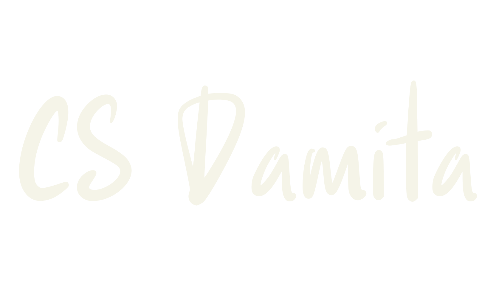 CS Damita, handwritten font preview