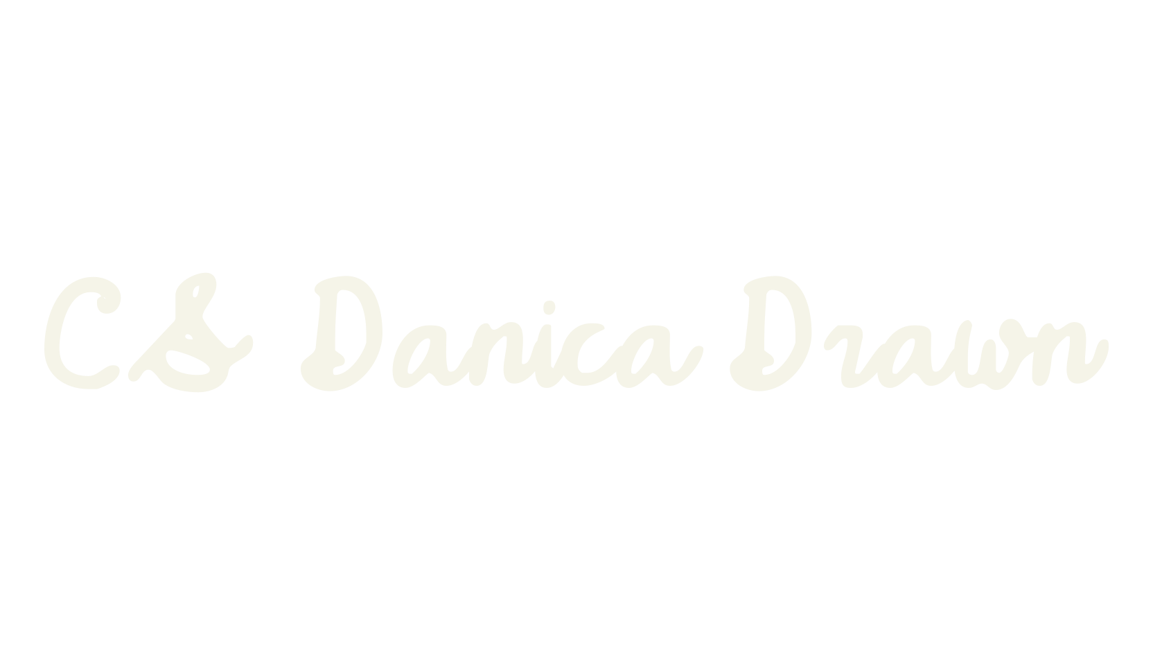 CS Danica Drawn, fashion script font preview