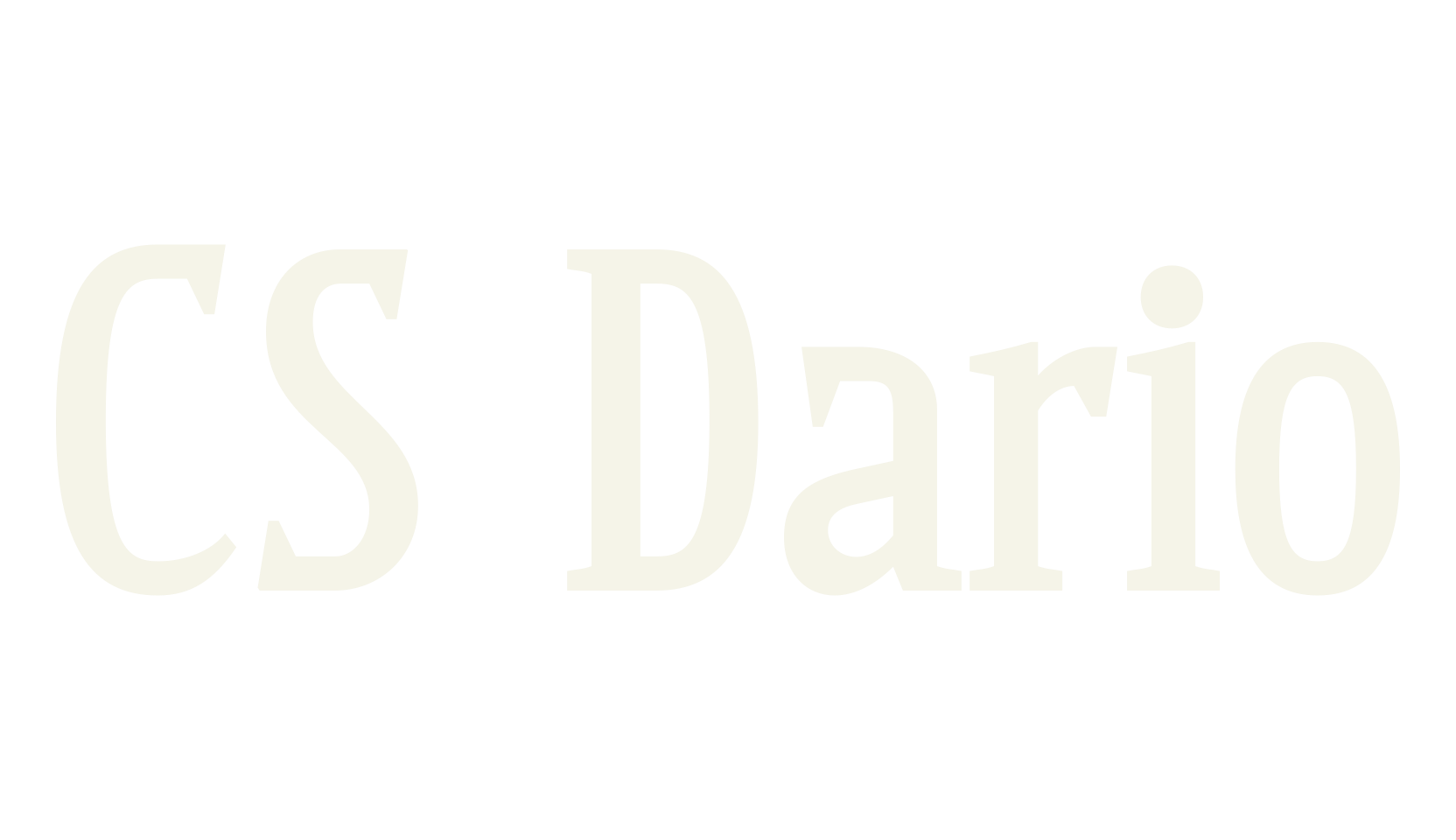 CS Dario, modern font preview