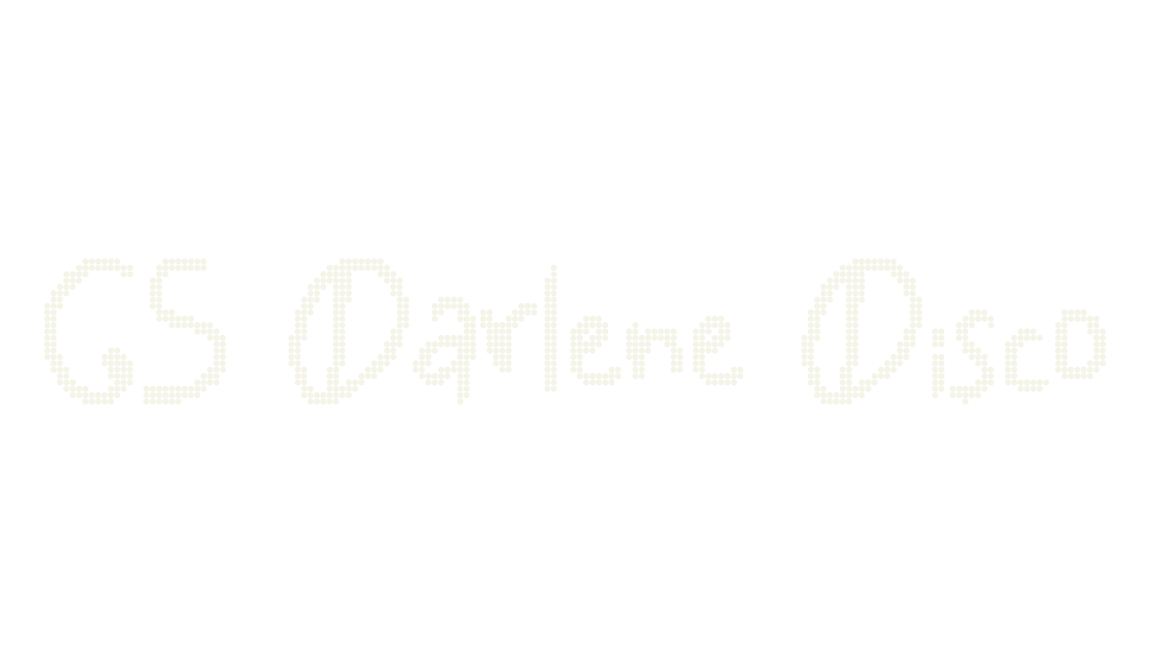 CS Darlene Disco, handwritten font preview
