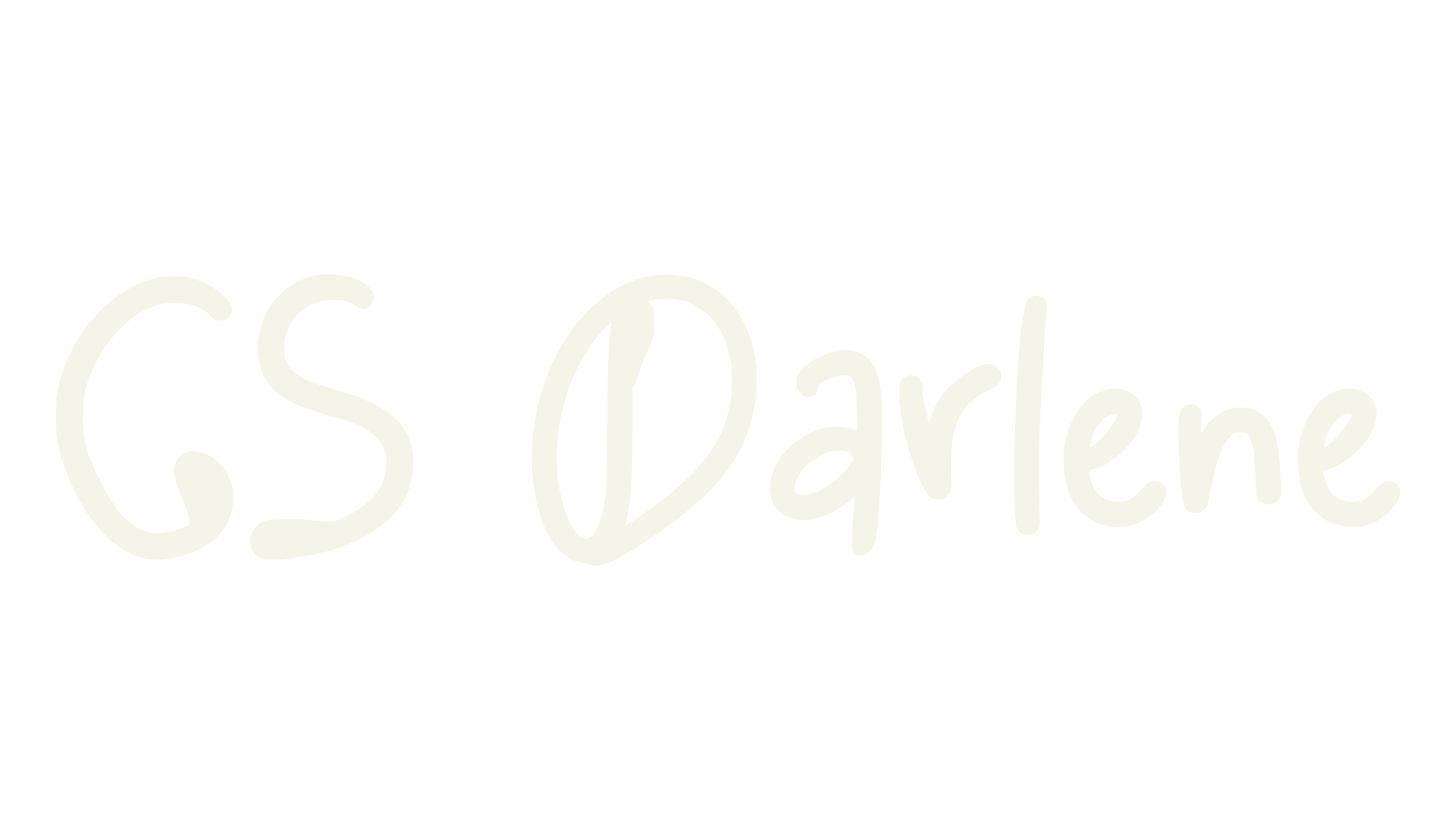 CS Darlene, letter font preview