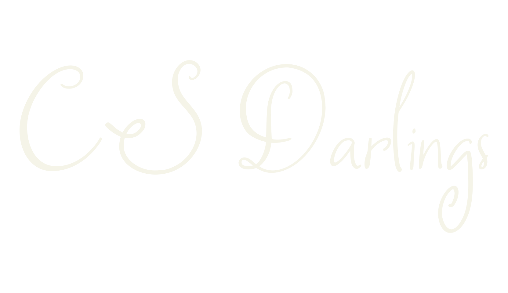CS Darlings, handwriting font preview