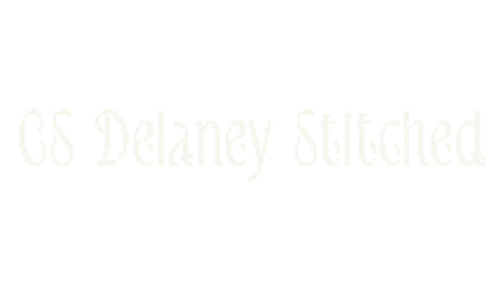 CS Delaney Stitched, sans font preview