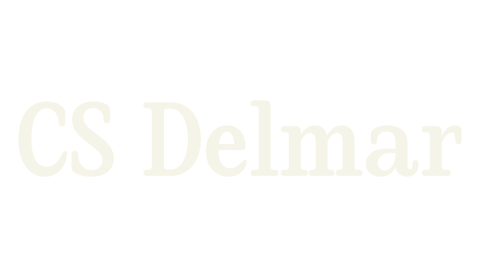 CS Delmar, retro font preview