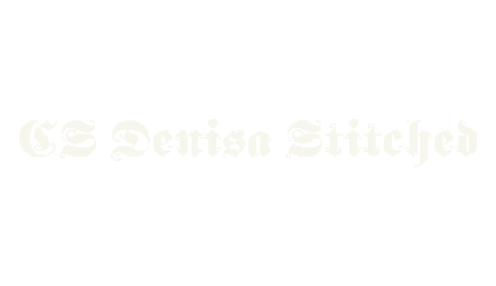 CS Denisa Stitched, fantasy font preview