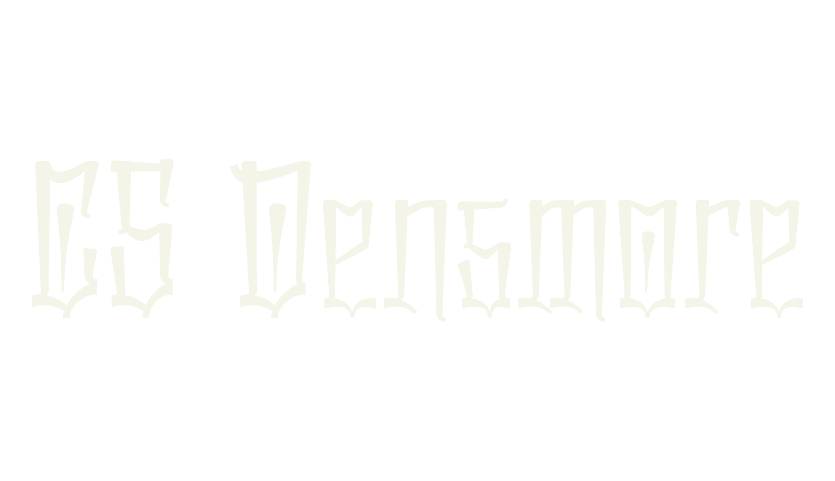 CS Densmore, chicano font preview