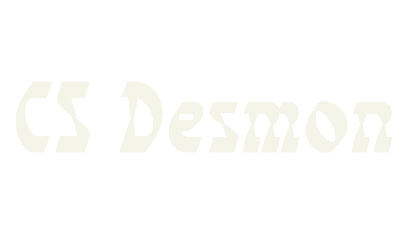 CS Desmon, quirky font preview