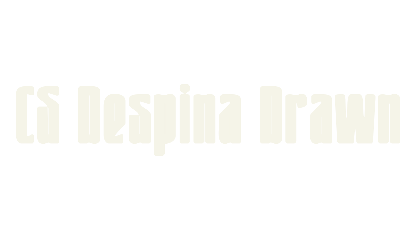 CS Despina Drawn, bold font preview
