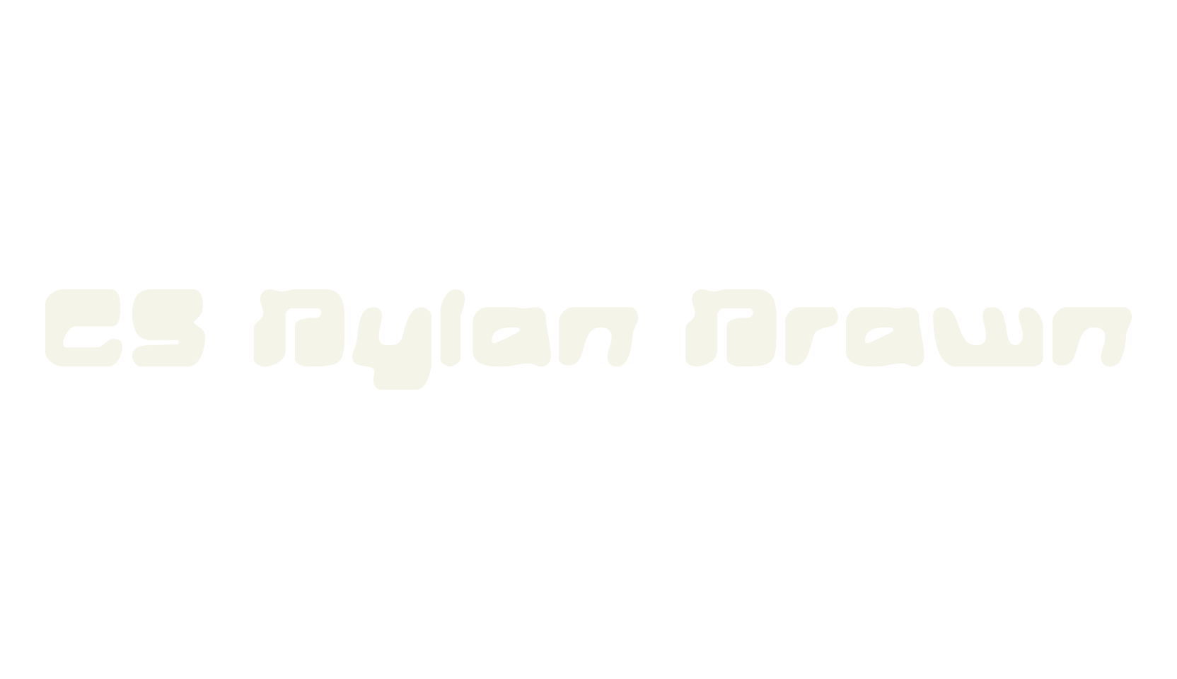 CS Dylan Drawn, display market font preview