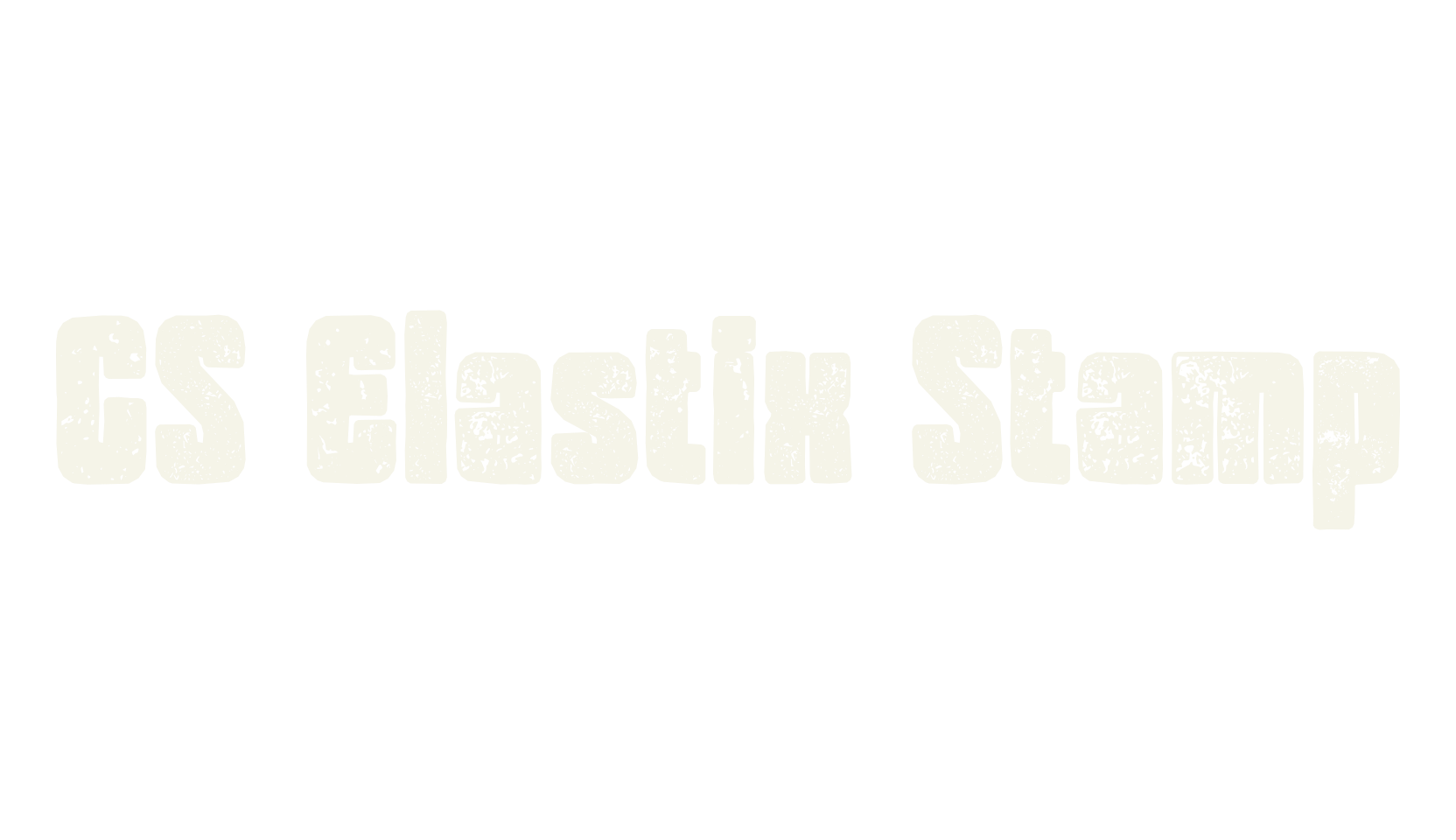 CS Elastix Stamp, sans font preview