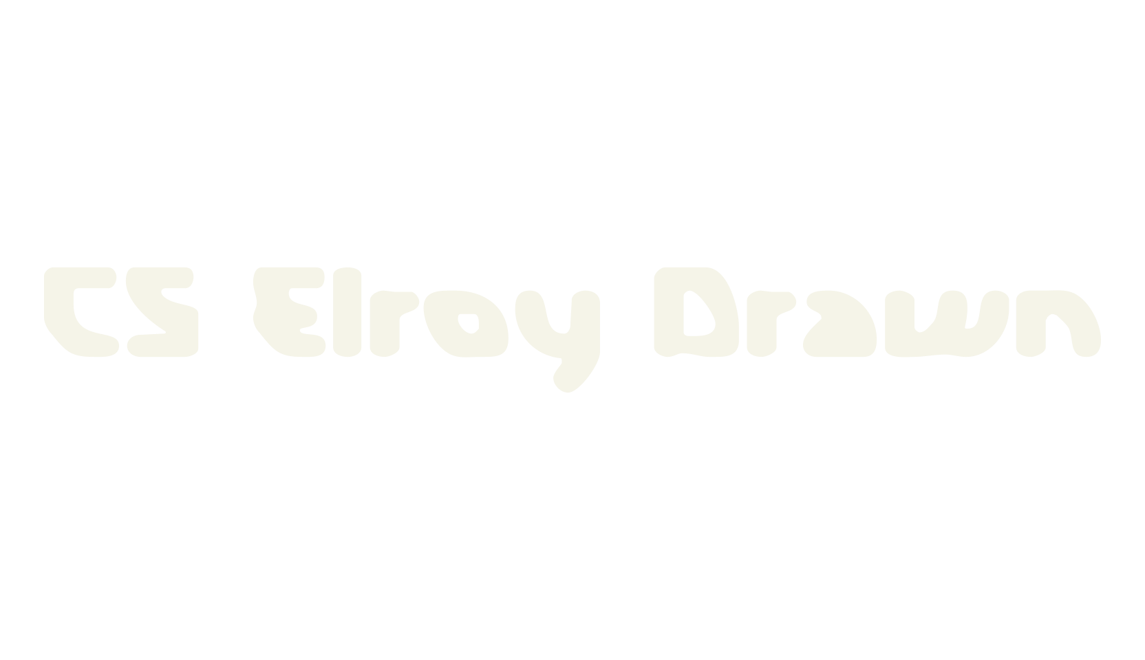 CS Elroy Drawn, display market font preview