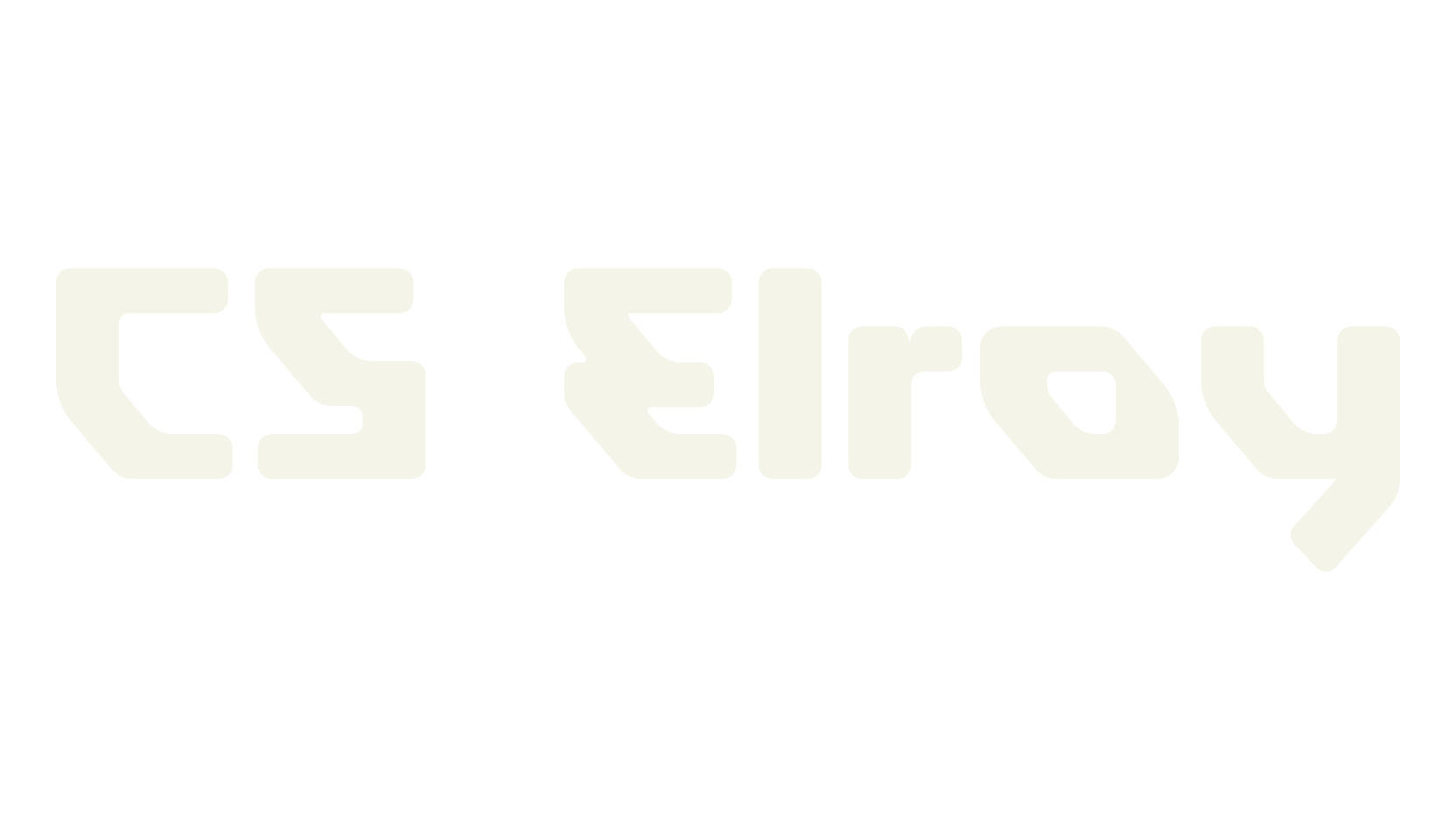CS Elroy, techno font preview