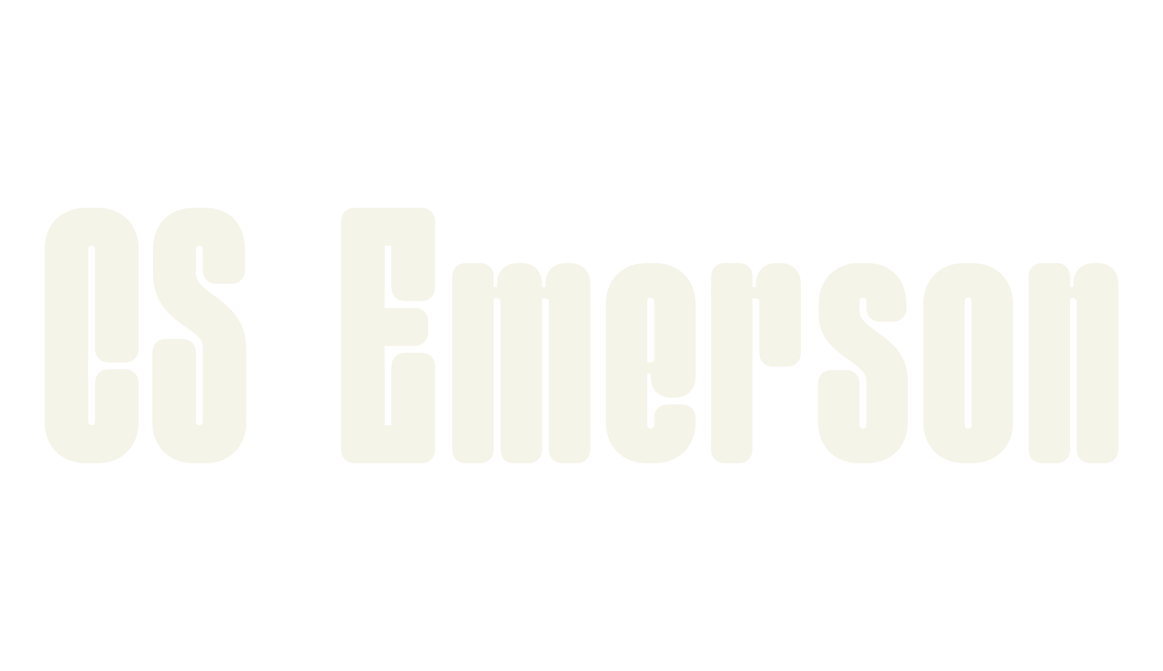CS Emerson, condensed font preview