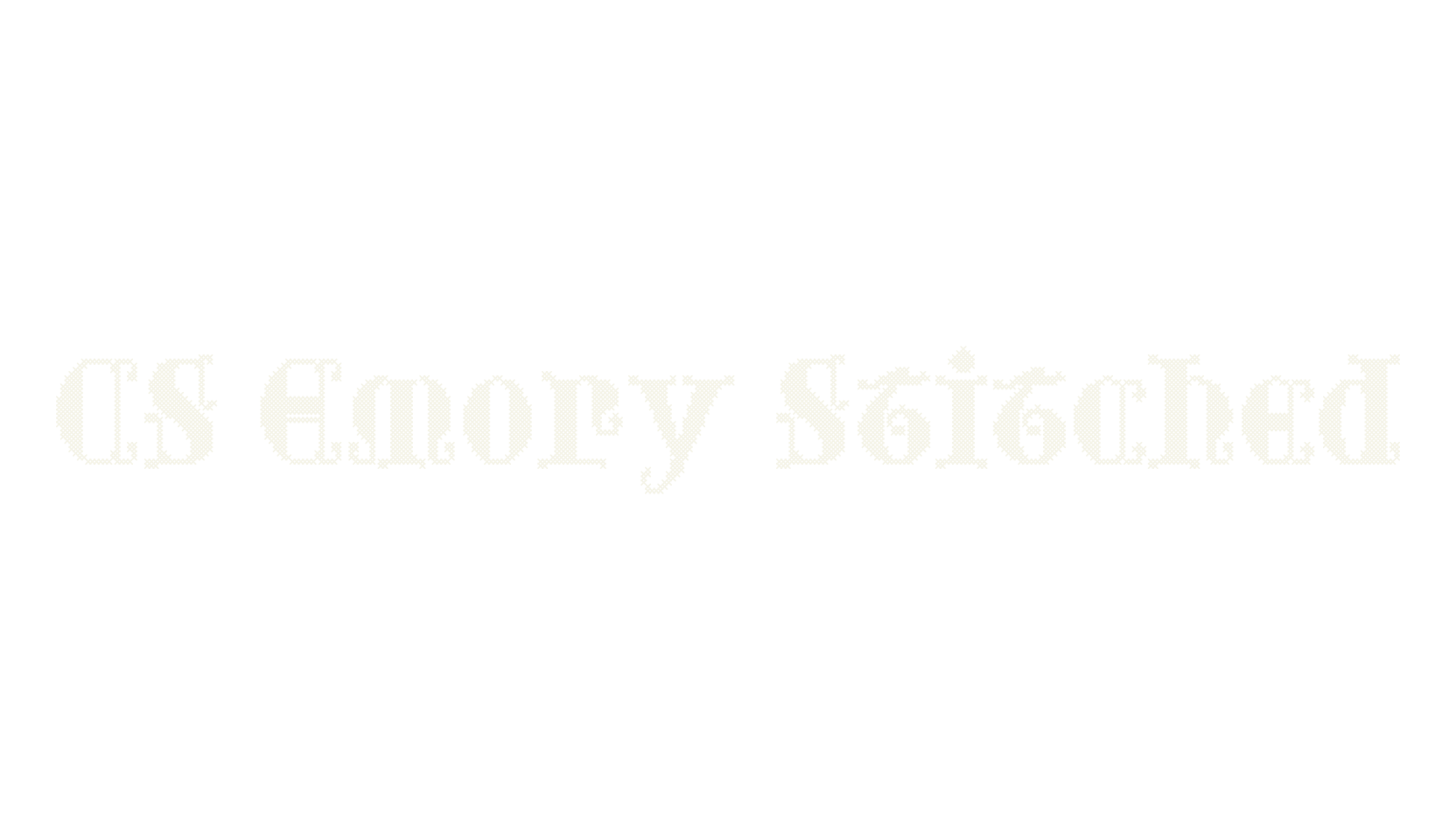 CS Emory Stitched, fantasy font preview