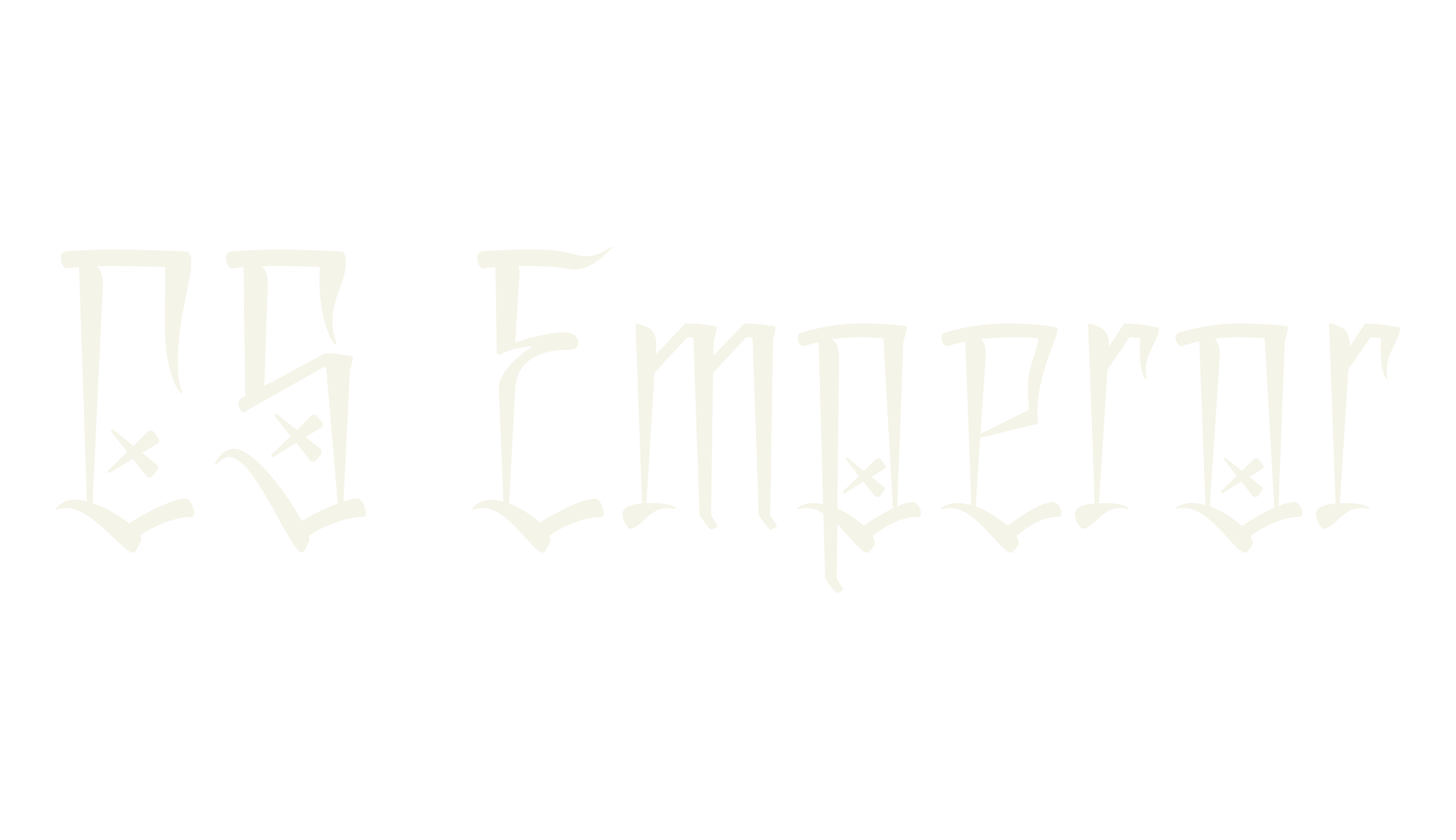 CS Emperor, chicano font preview