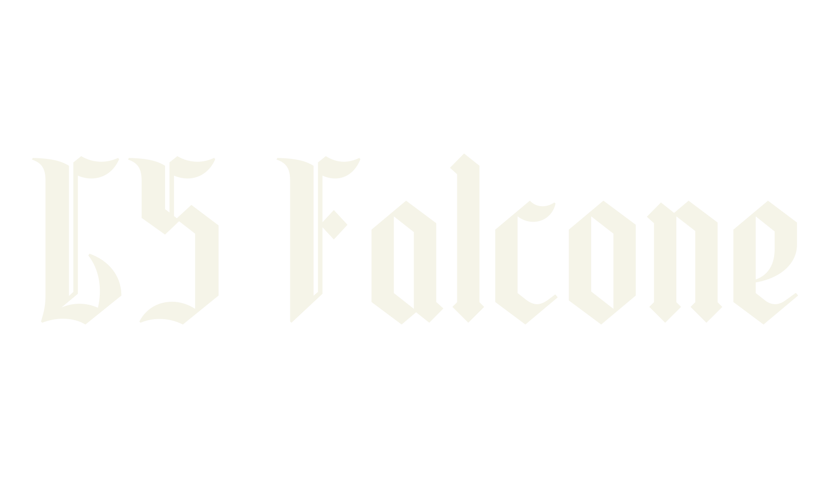 CS Falcone, gothic font preview