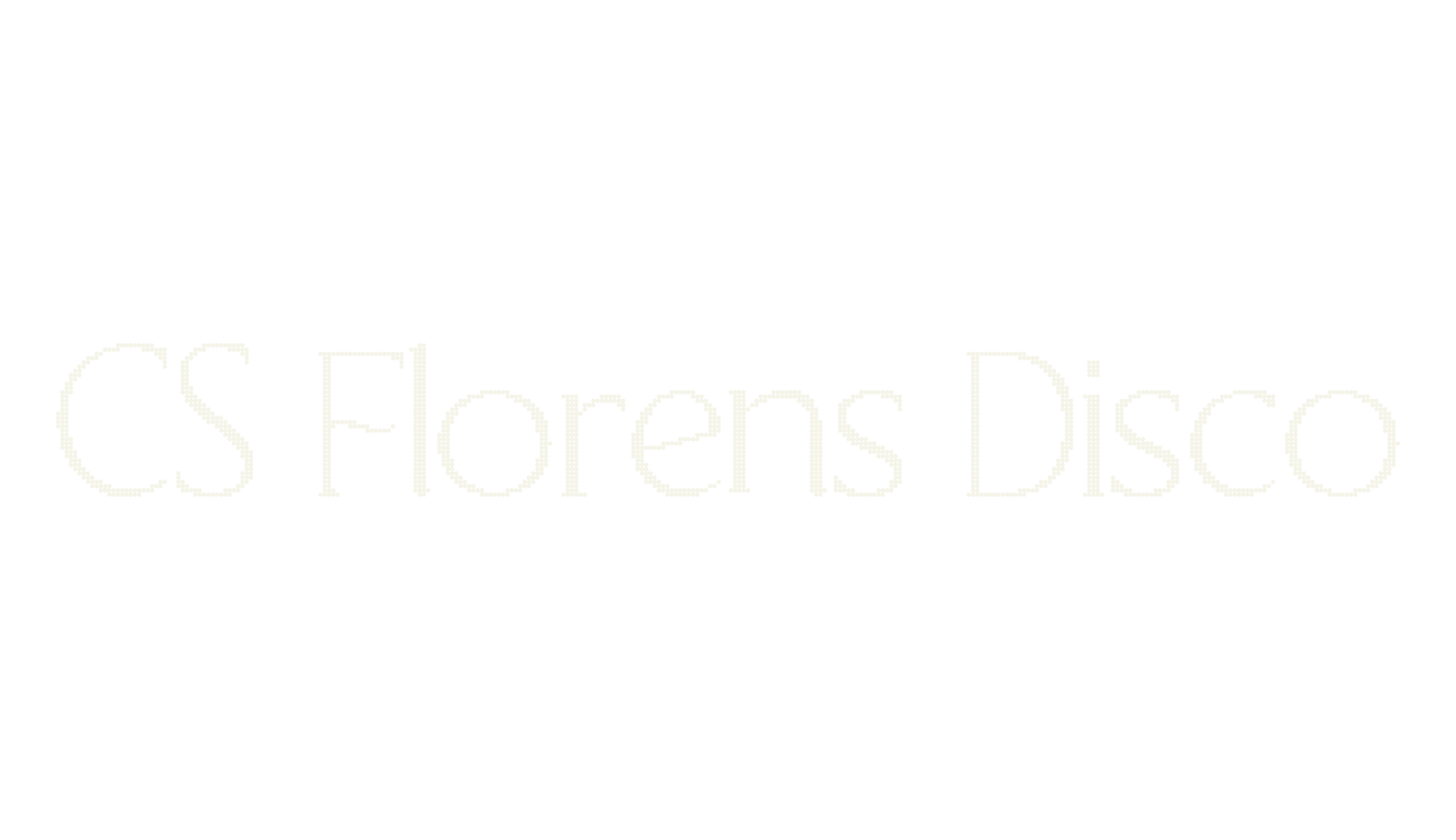 CS Florens Disco, display market font preview