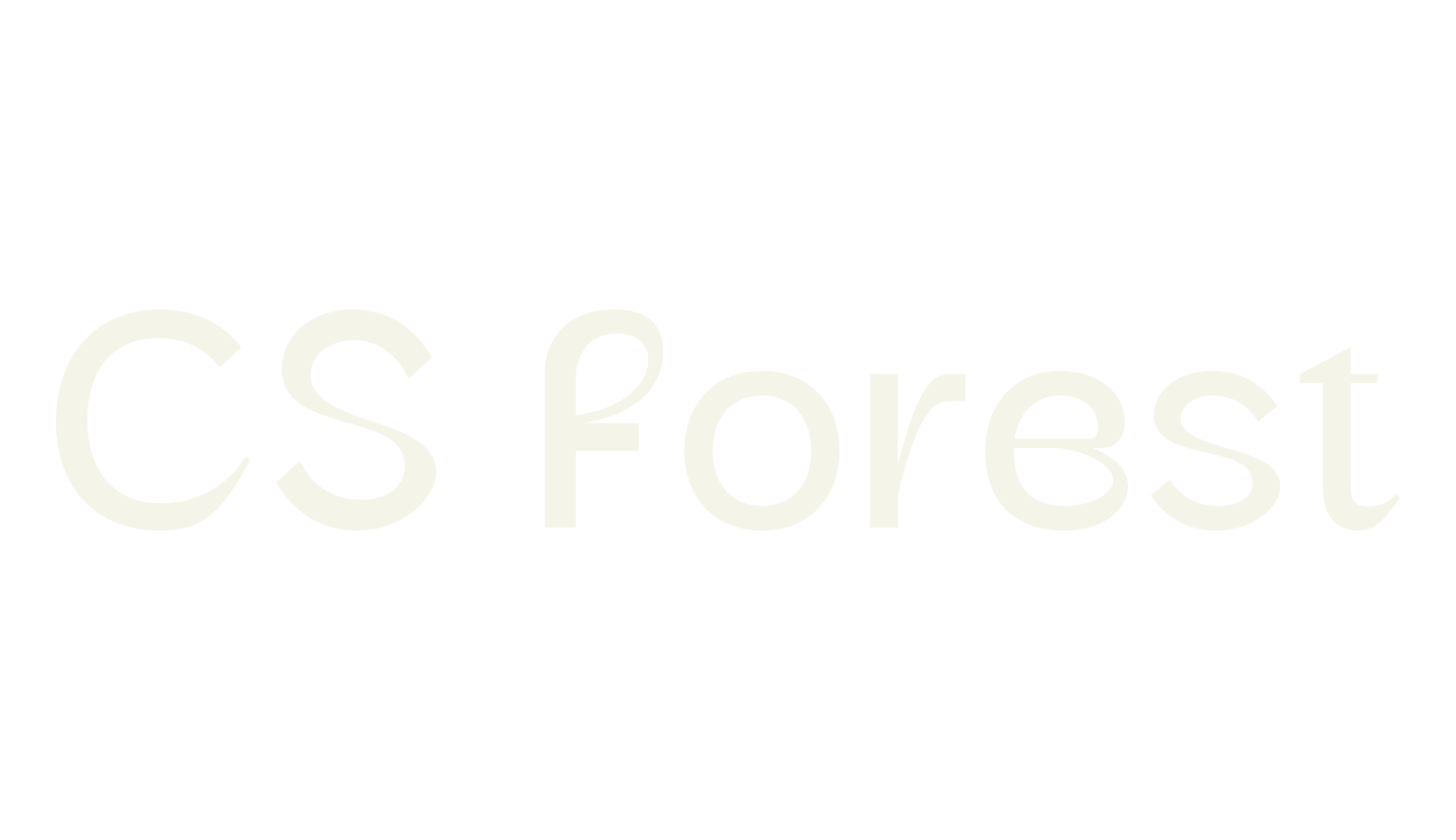 CS Forest, art deco font preview