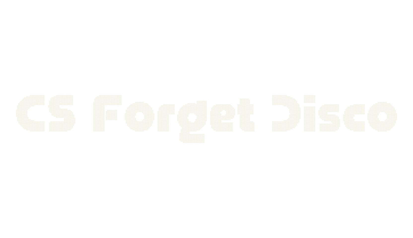 CS Forget Disco, display market font preview