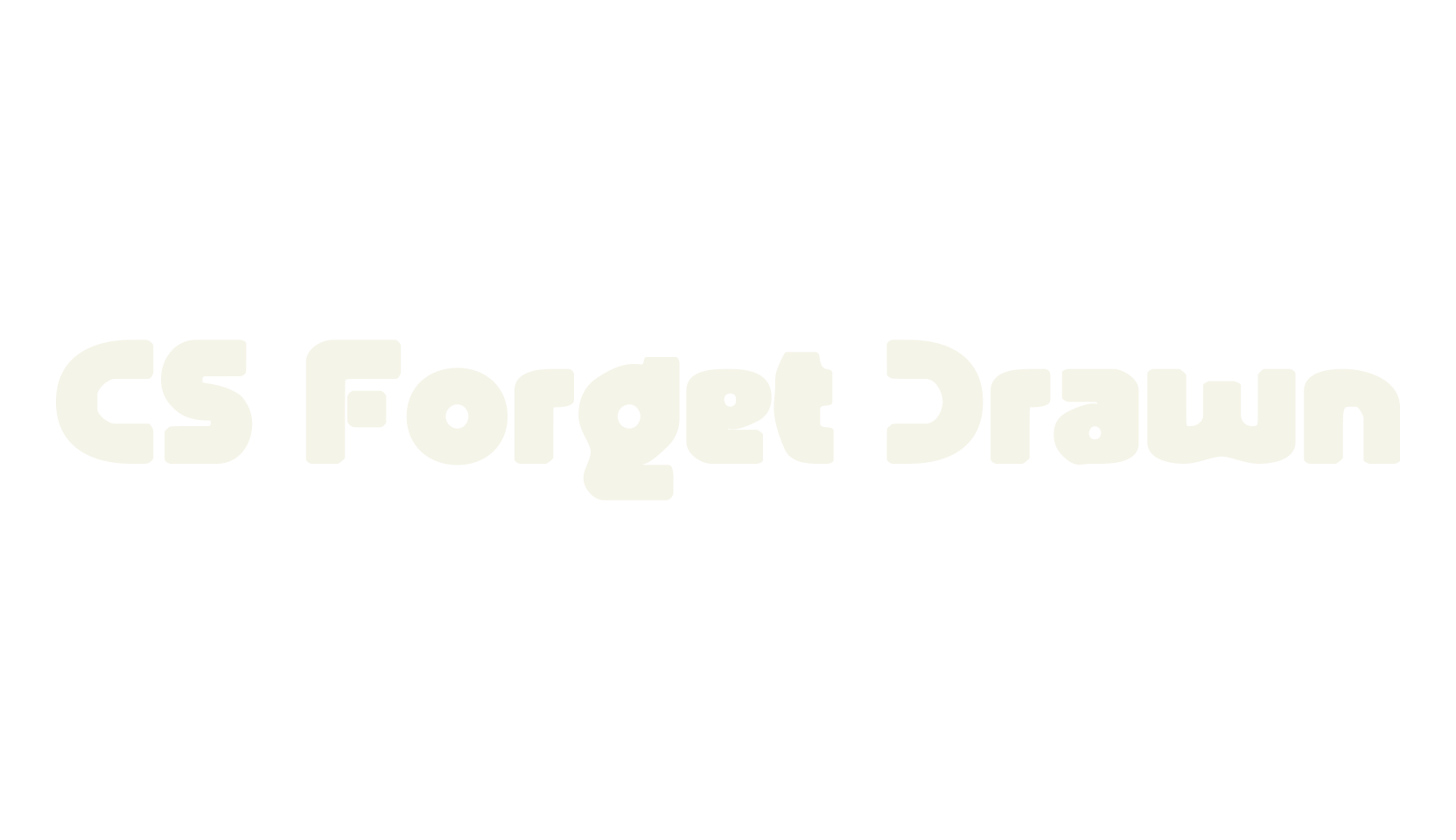 CS Forget Drawn, display market font preview