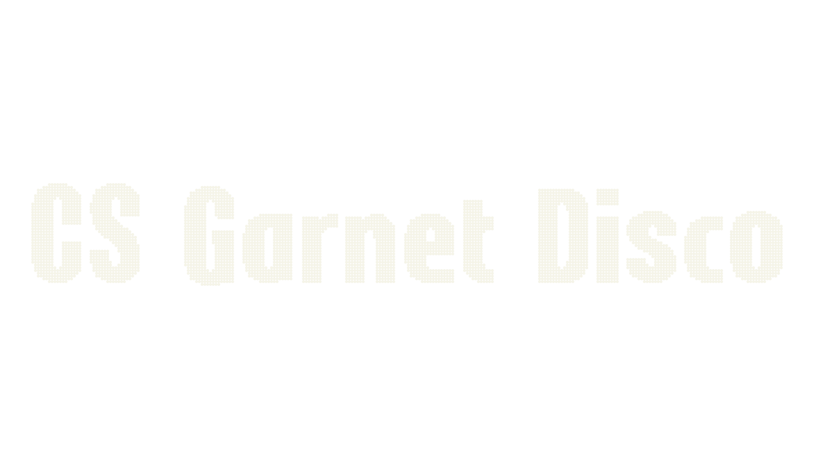 CS Garnet Disco, display market font preview