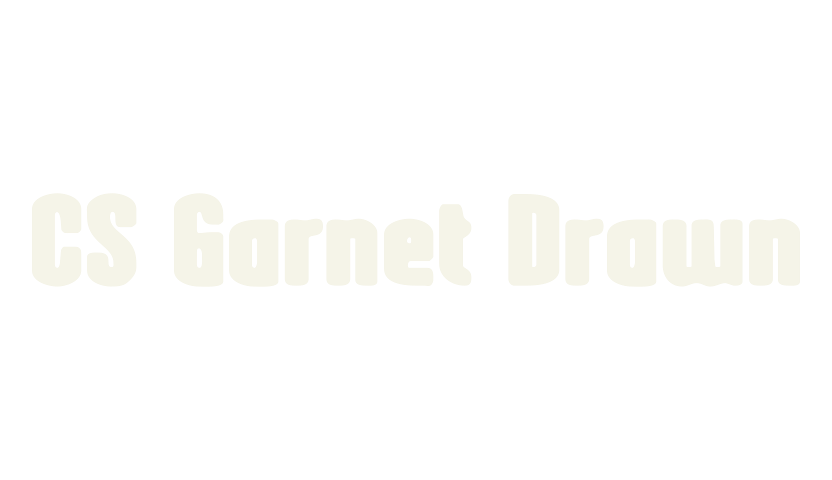 CS Garnet Drawn, display market font preview