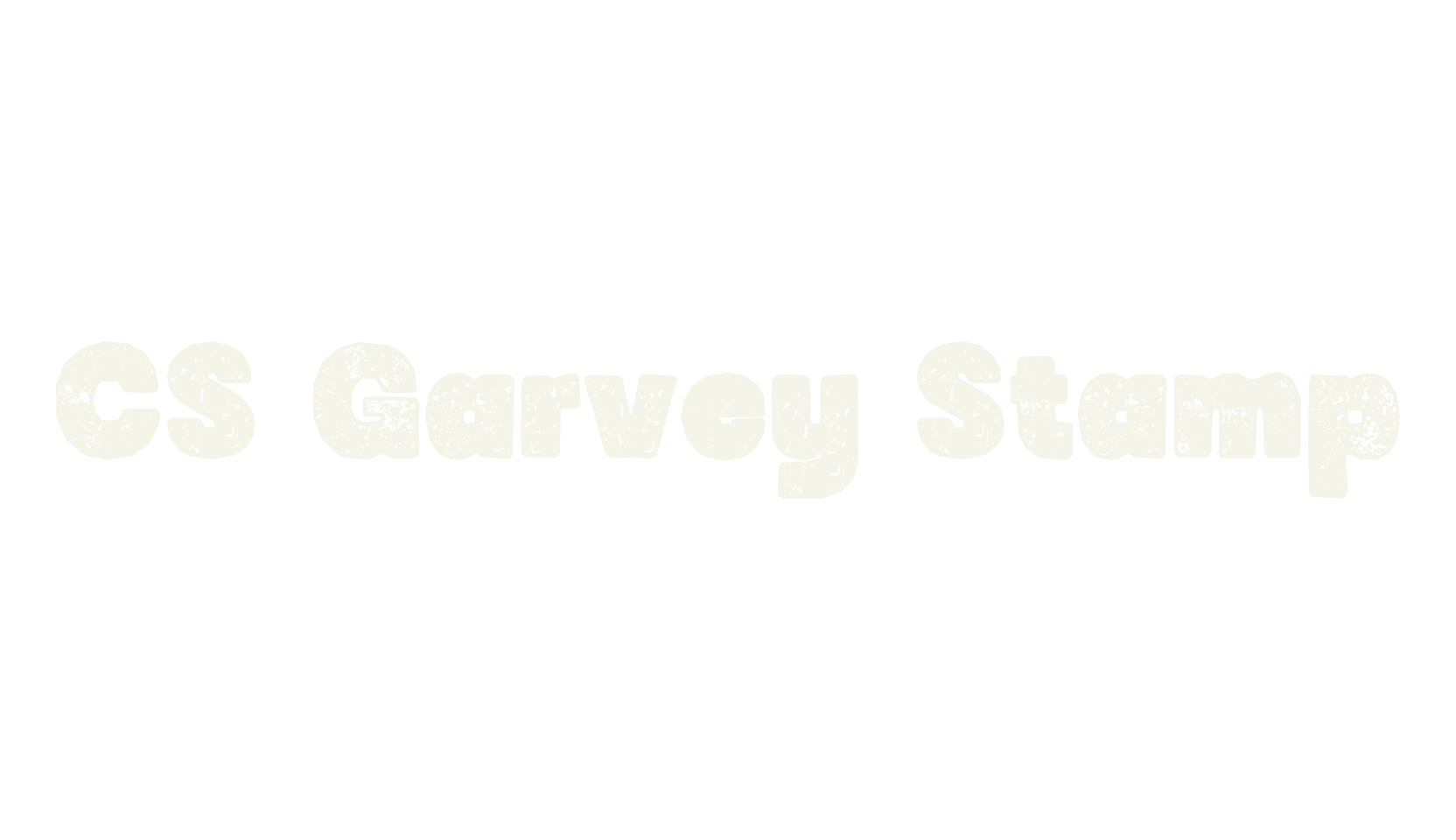CS Garvey Stamp, sans font preview