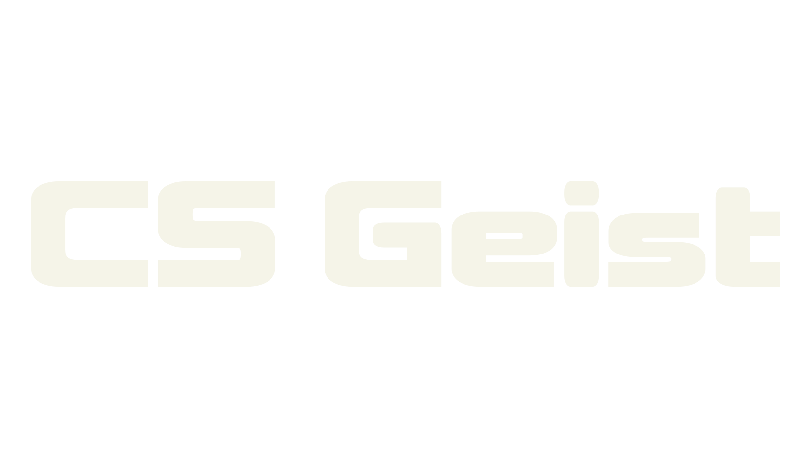 CS Geist, modern font preview