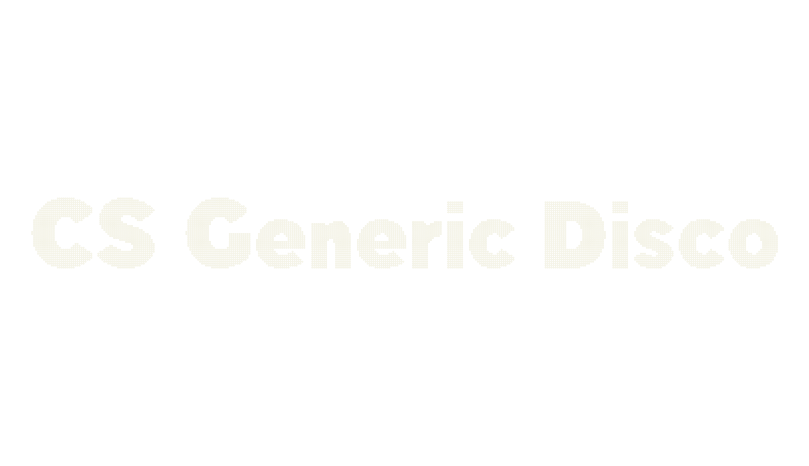 CS Generic Disco, display market font preview