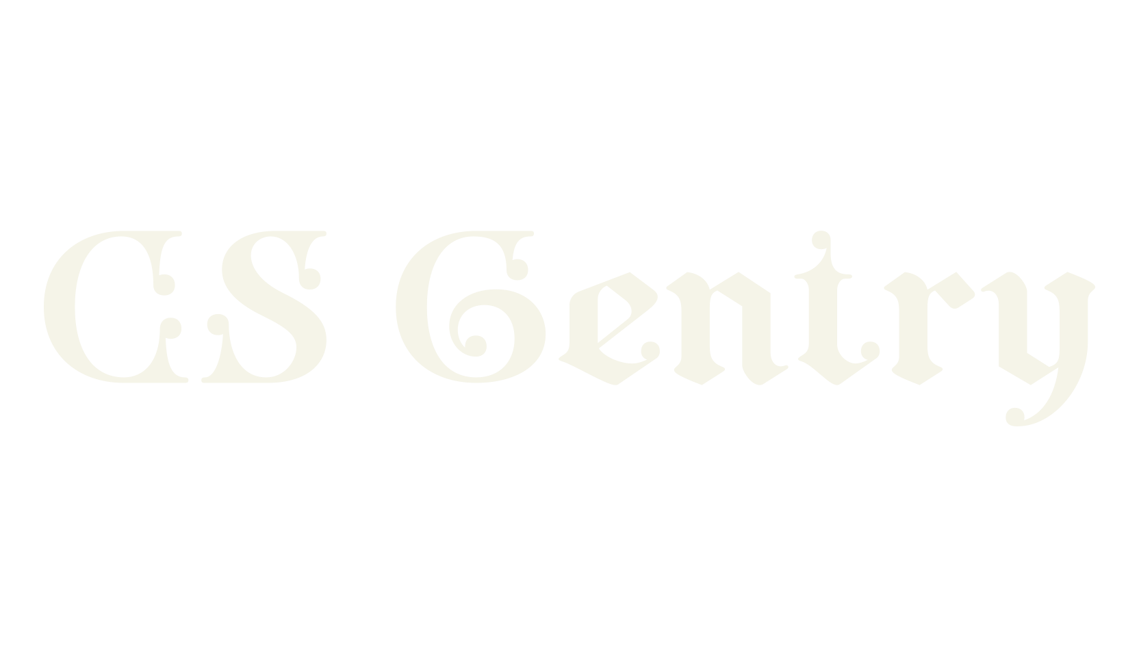CS Gentry, gothic font preview