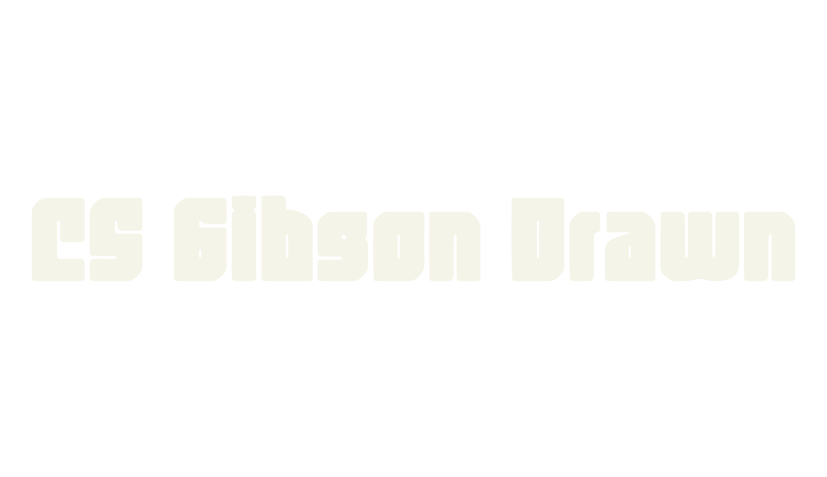 CS Gibson Drawn, display market font preview