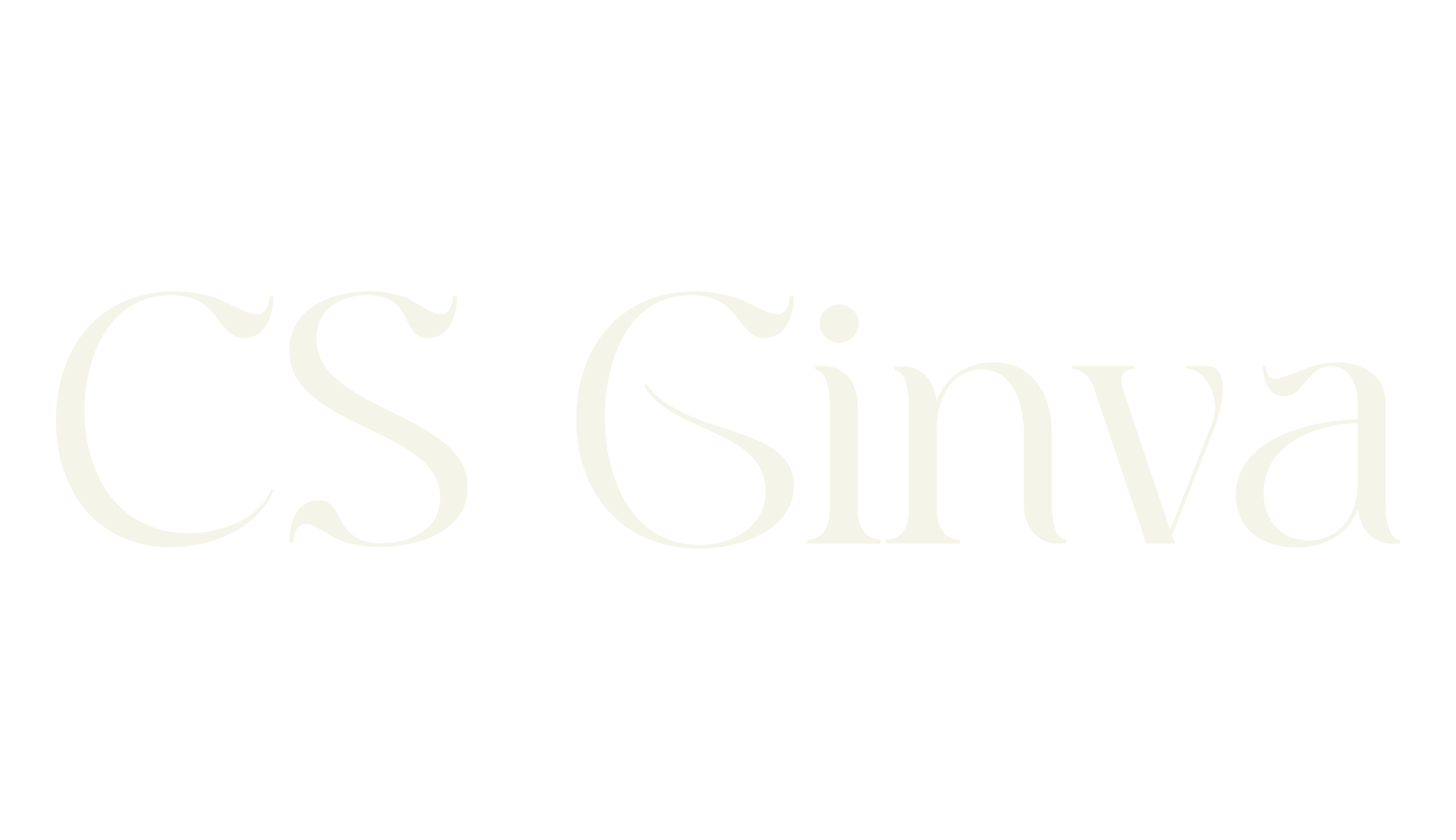 CS Ginva, serif font preview