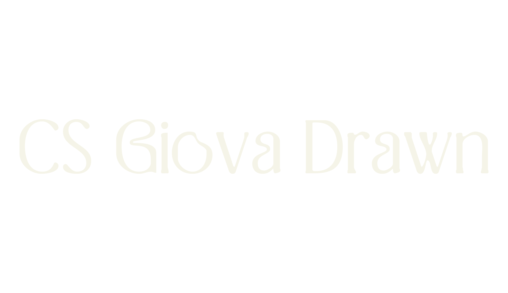 CS Giova Drawn, display market font preview