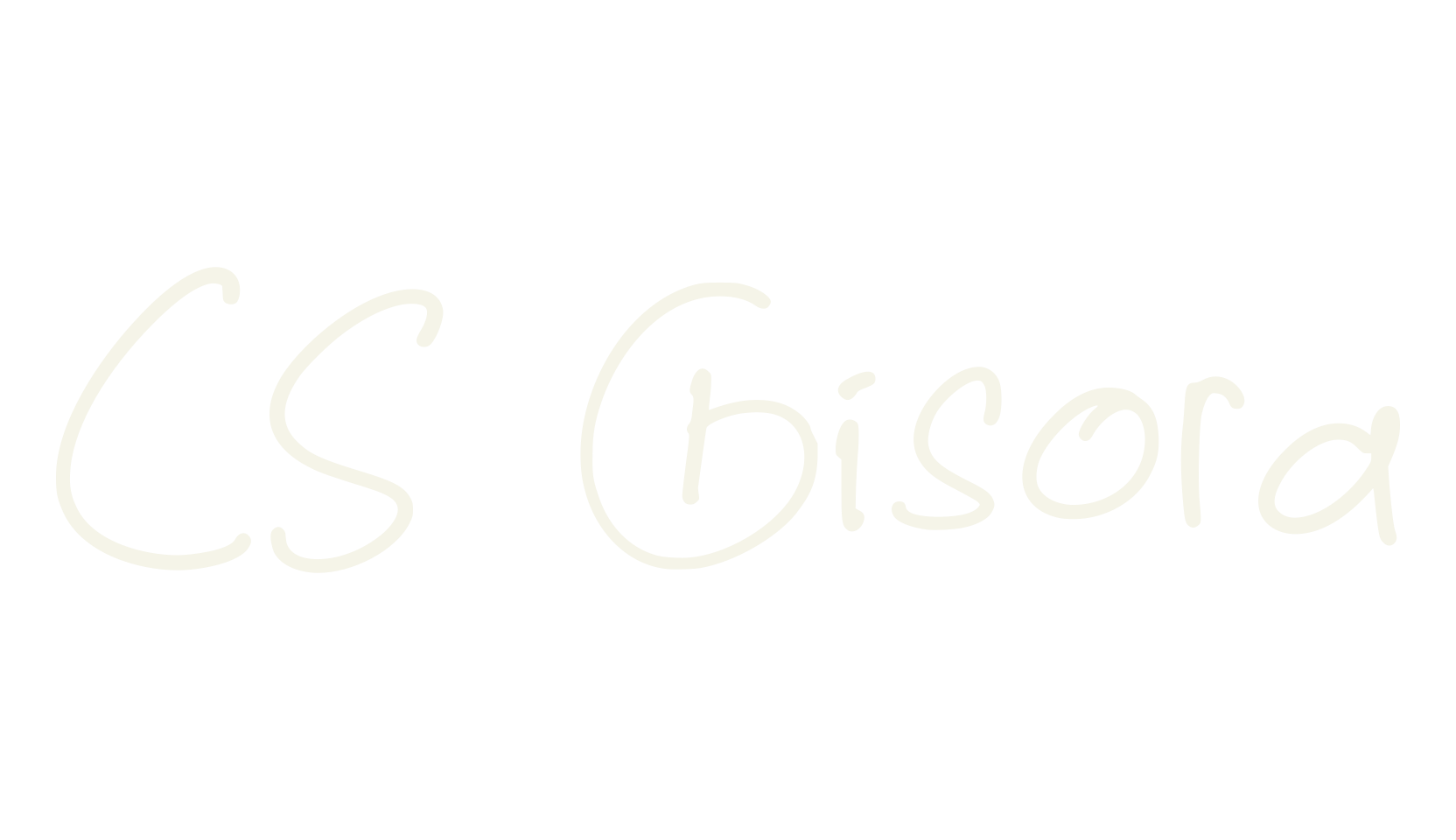 CS Gisora, handwriting font preview