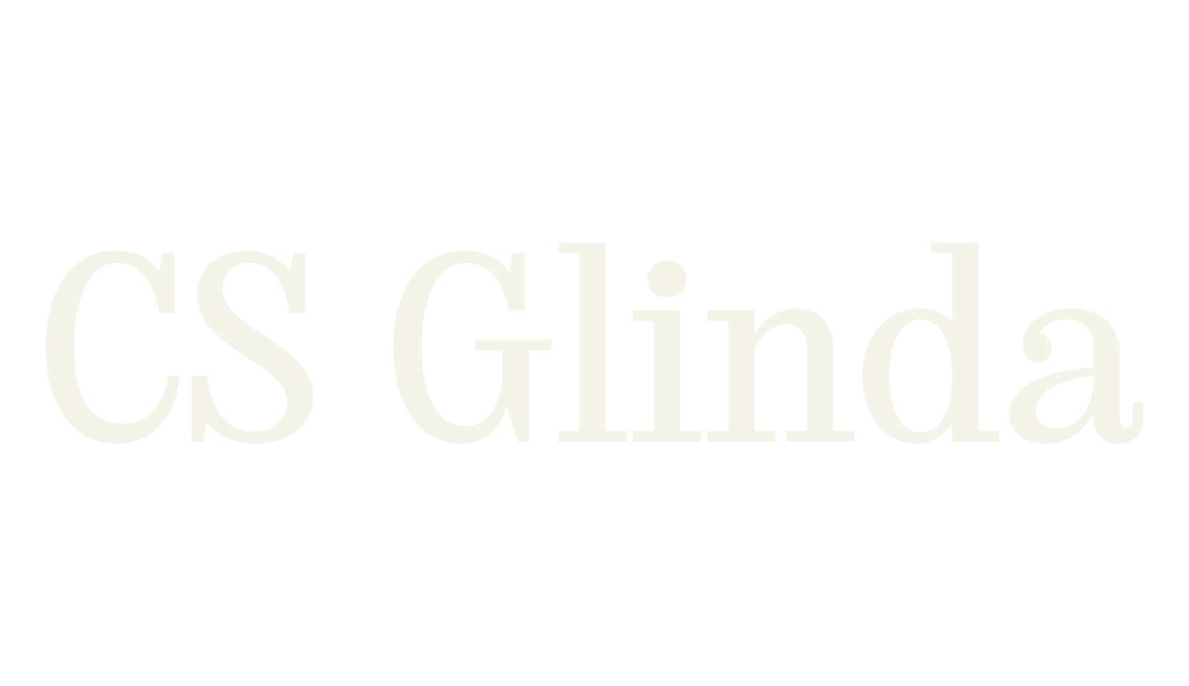 CS Glinda, title font preview