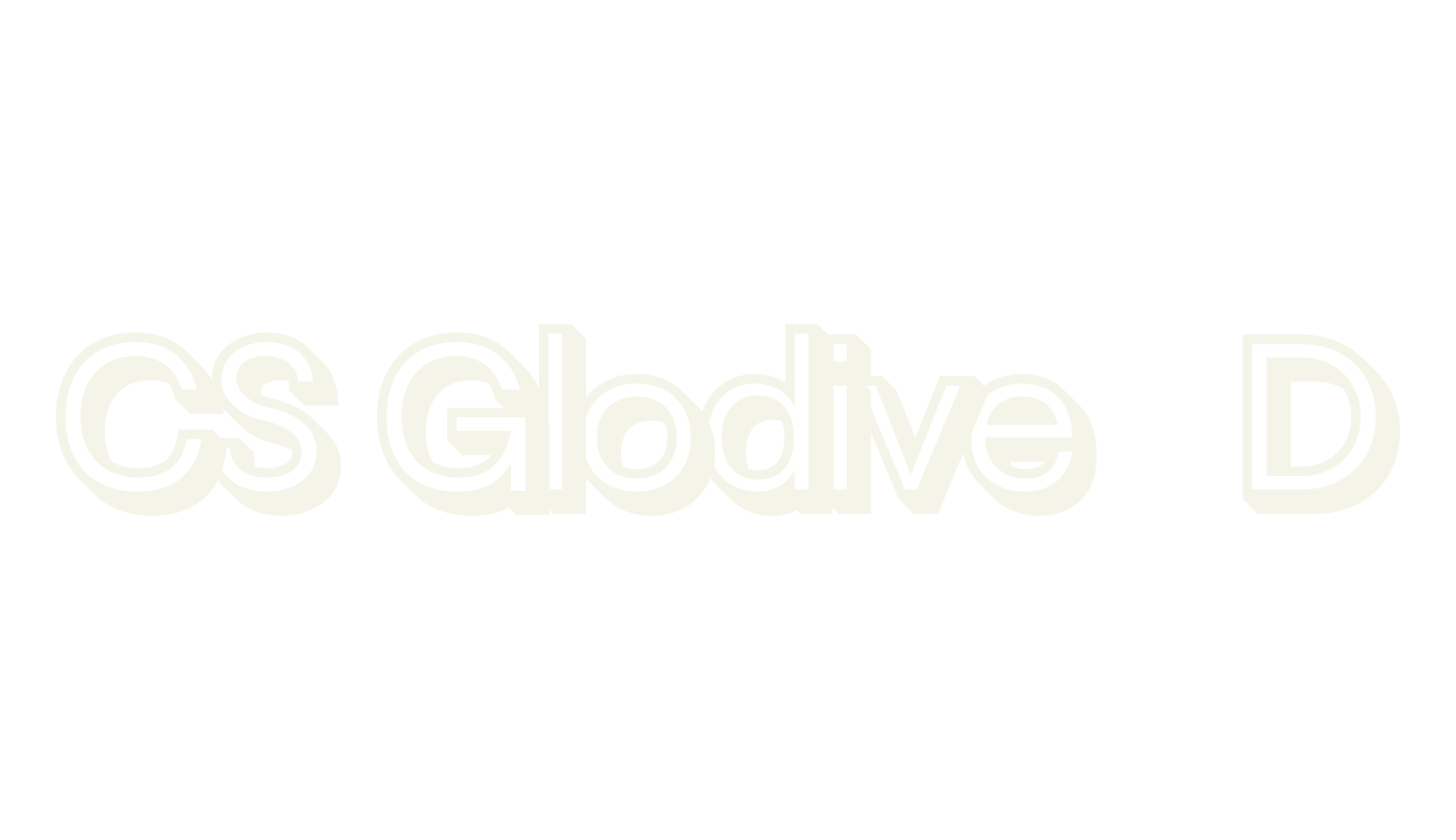 CS Glodive 3D, 3d font preview