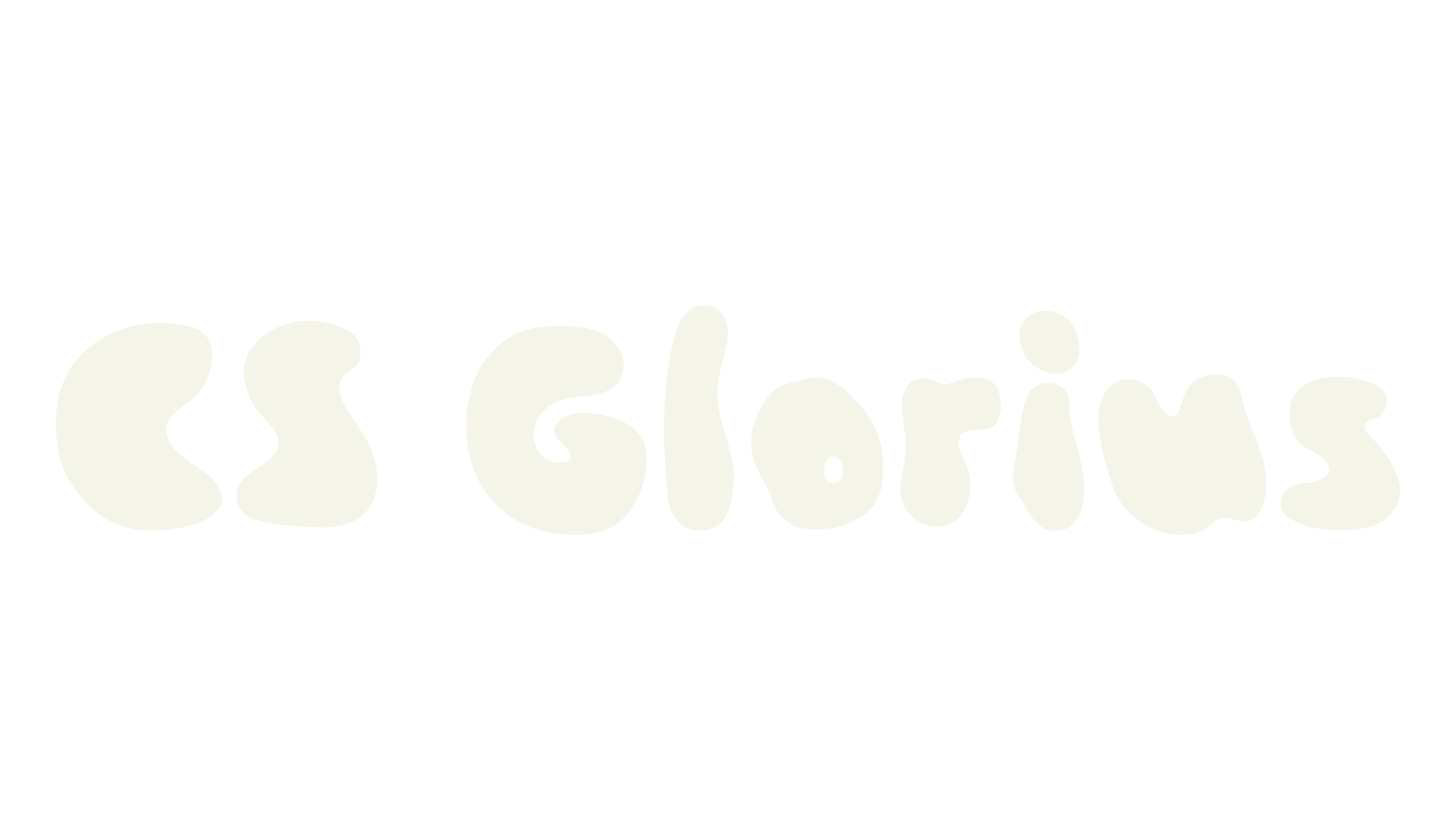 CS Glorius, hand drawn font preview