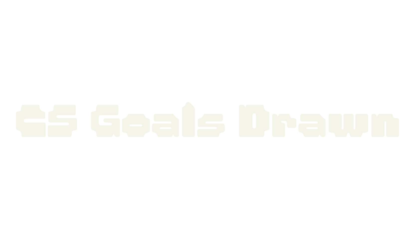 CS Goals Drawn, display market font preview