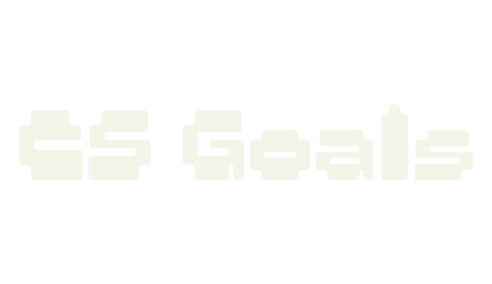 CS Goals, pixel font preview
