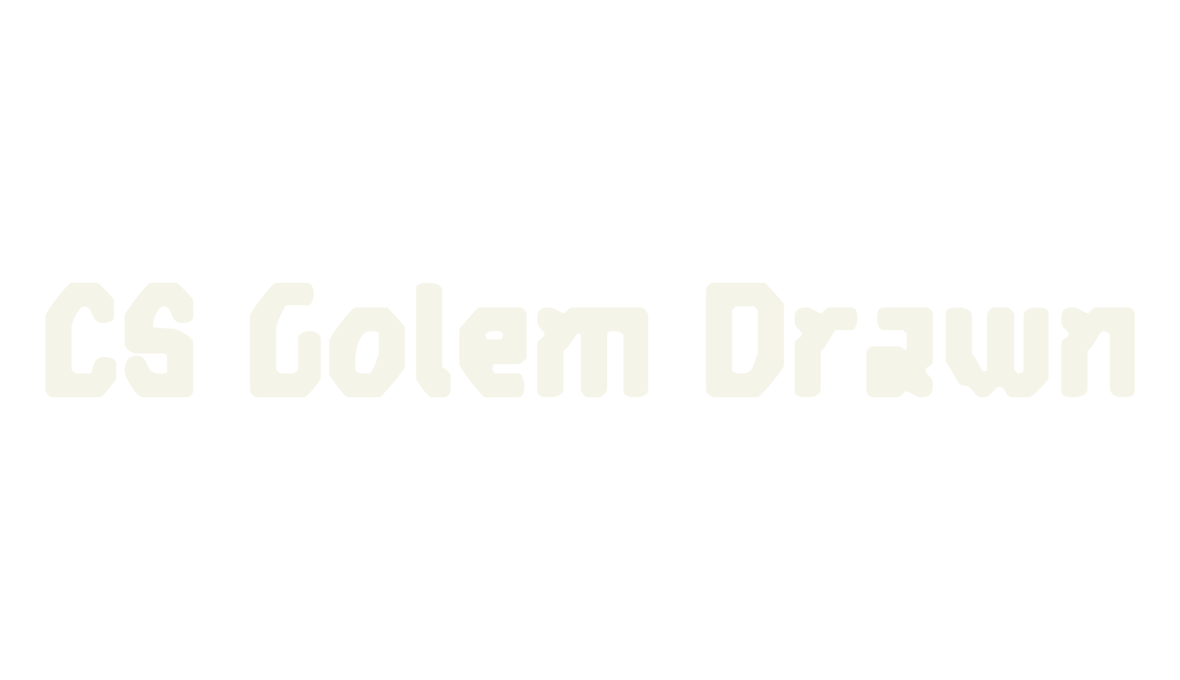 CS Golem Drawn, display market font preview