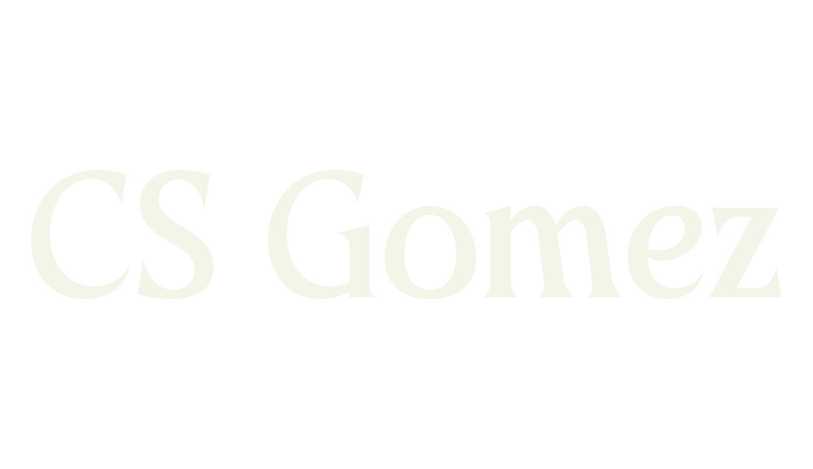 CS Gomez, modern font preview